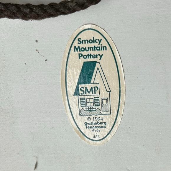 1994 Smoky Mountain Pottery Cat Lovers Wall Plaque wind chime Original Sticker - Picture 6 of 8